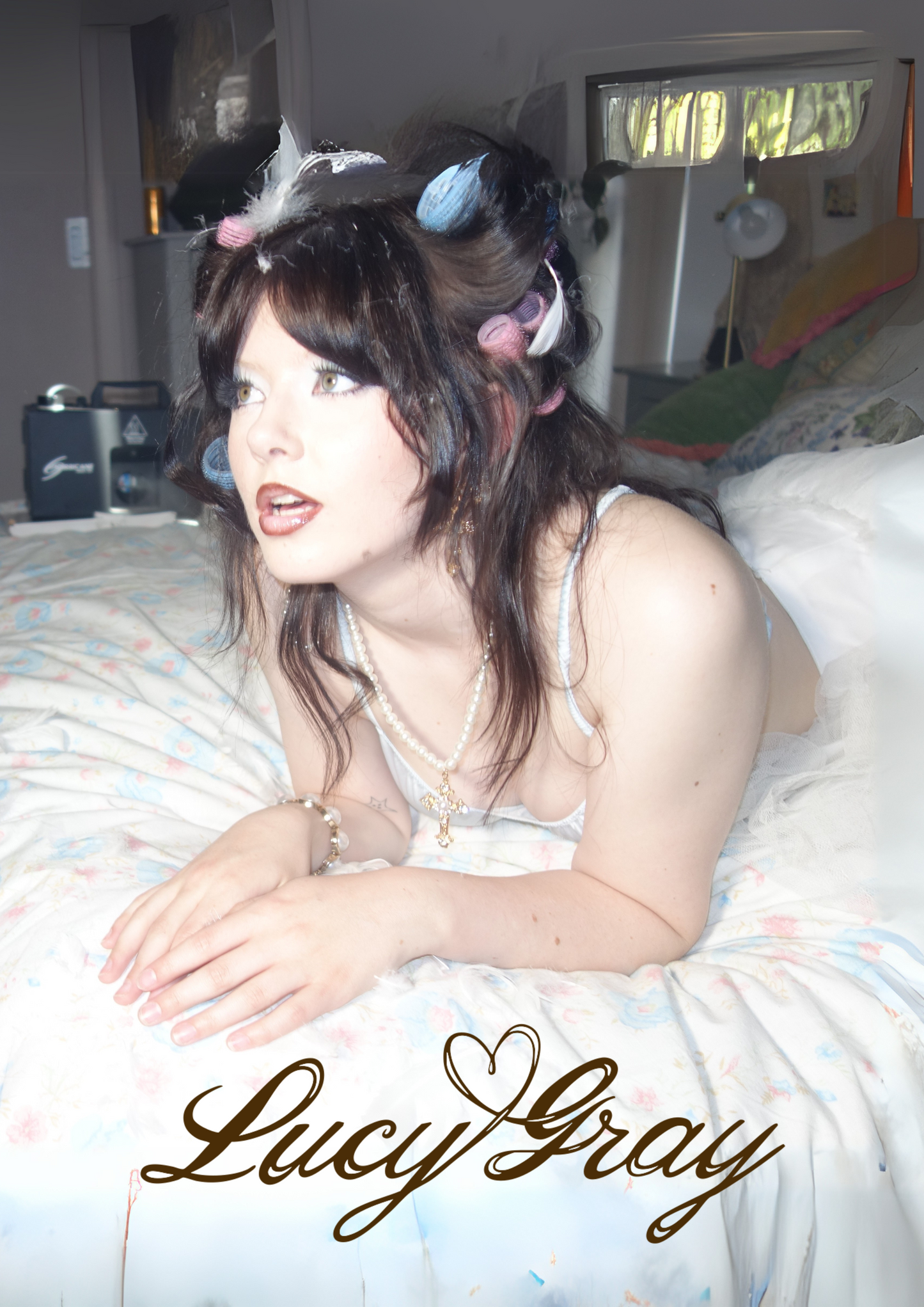 Lucy Gray Bed Poster